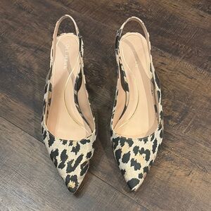 Cole Haan Leopard Print Women's Slingback Shoes